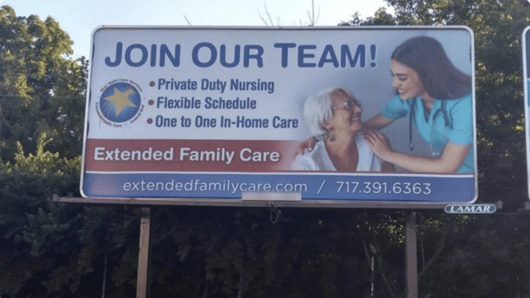 Home Care Lancaster City PA - Exciting Announcement: New Billboards for Extended Family Care in Lancaster, PA!